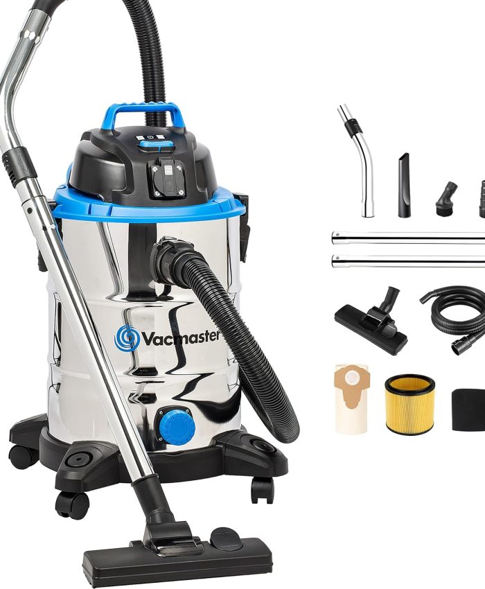 Vacmaster VQ1530SFDC-DE, Nettoyeur de Vacuum, Acier Inoxydable, 1500 W 30 L, 1500W 30L Edelstah