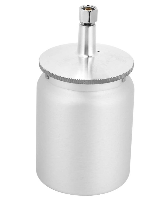 Gobelet de Peinture en Aérosol Duty W71 Pot de Peinture à Aspiration, Outil Pneumatique Réservoir Supérieur par Gravité/aspiration Sous le Réservoir pour Pistolet KOPO W-71 (600ml Pot d&rsquo;aspiration