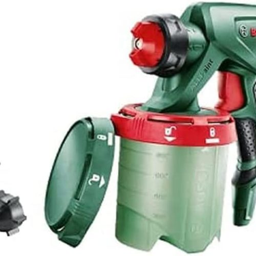 Bosch Home and Garden Pistolet de pulvérisation pour système de pulvérisation de peinture PFS 3000-2 et PFS 5000 E (1000 ml, en boîte), consommation électrique 650 W/longueur du tuyau 2,0 m