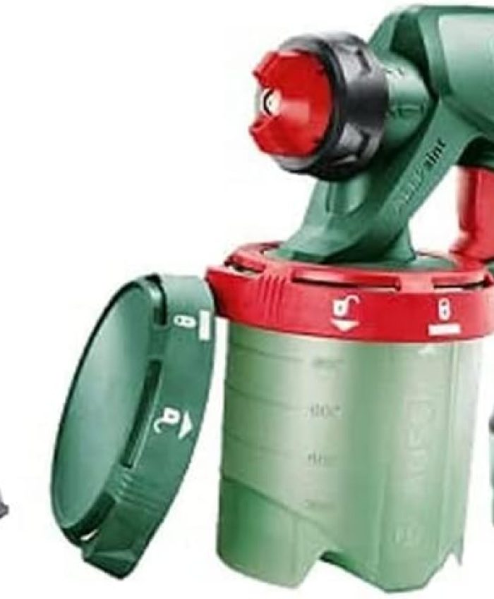 Bosch Home and Garden Pistolet de pulvérisation pour système de pulvérisation de peinture PFS 3000-2 et PFS 5000 E (1000 ml, en boîte), consommation électrique 650 W/longueur du tuyau 2,0 m