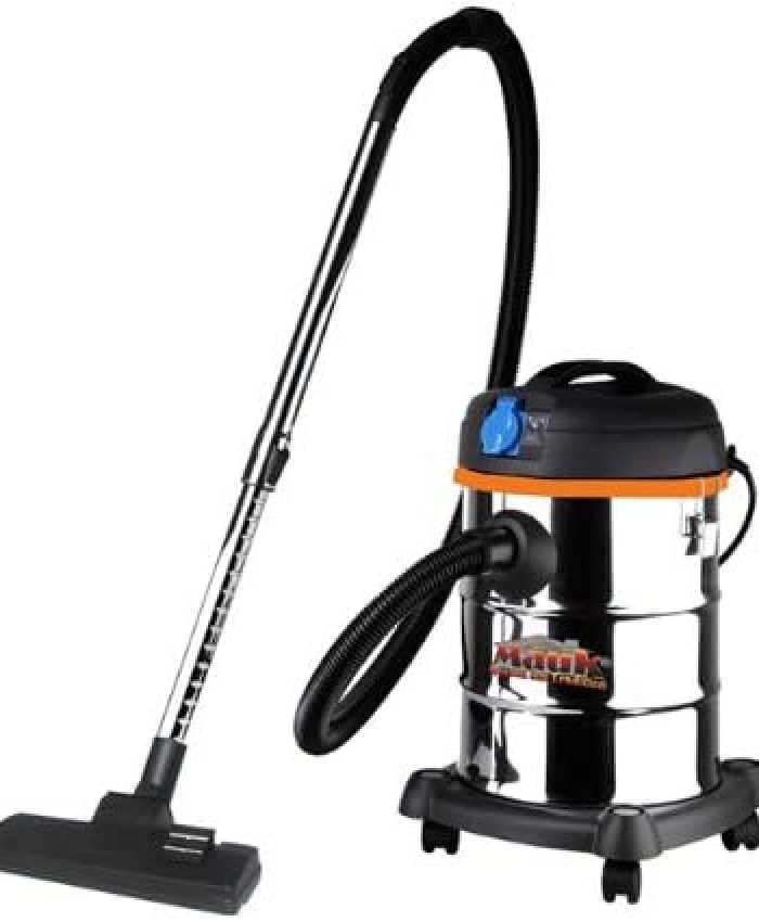 Mauk 1600 Aspirateur d&rsquo;atelier pour surfaces sèches ou mouillées 30 l 1200 W