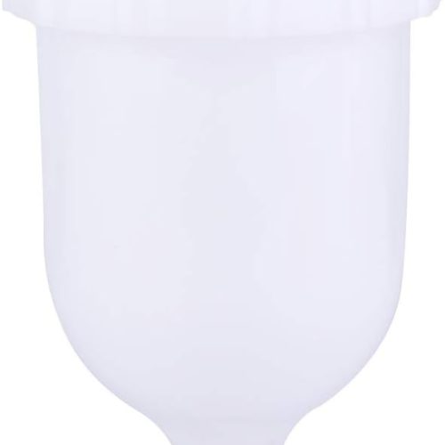 Changor Pot de Peinture à Alimentation par gravité, Pistolet pulvérisateur en Plastique, connecteur fileté mâle, Accessoires d&rsquo;outils pneumatiques, Pot pour aérographe pour la Conception d&rsquo;ongles