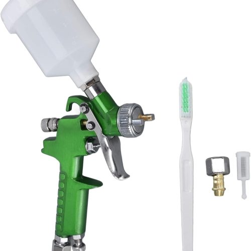 Pulvérisateur de peinture à air, pistolet de pulvérisation à gravité Pistolet de pulvérisation pneumatique en aluminium Multi Function Action Pistolet à air à haute atomisation Pulvérisateur de peintu