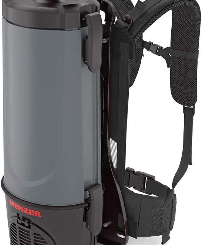 MENZER Aspirateur Dorsal VC 620 M, Aspirateur Portable, 700 Watts, Harnais Ergonomique