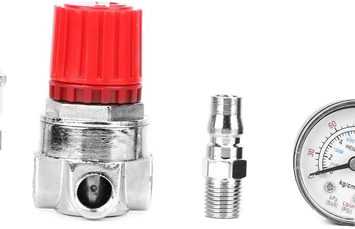 Régulateur De Pression Compresseur,regulateur de pression d air compresseur,Regulateur De Pression D Air Compresseur,Manometre Compresseur,Jauge De Soupape De Commande Avec Connecteur Malefemale Pour