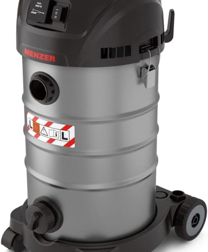 MENZER Aspirateur de Sécurité (Aspirateur Eau et Poussière) VCL 330, Classe de Poussière L, 30 litres, Préparé Antistatique