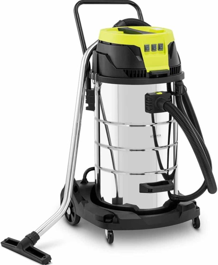 ulsonix FLOORCLEAN 100VO PRO Aspirateur eau et poussière 3000 W 100 L Aspirateur poussière et eau Aspirateur professionnel Aspirateur eau et poussiere –