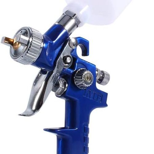Pistolet à air comprimé, Mini Pistolet à Peinture à Air HVLP, Aérographe Basse Pression 100 ML, Jet Pneumatique à Buse de 0,8 Mm