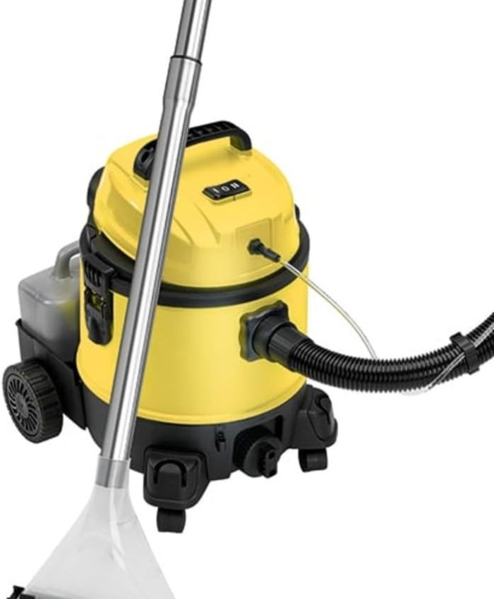 Aspirateur eau et poussiere sans sac – Aspirateur industriel – Aspirateur a cendres – Aspirateur travaux – Aspirateur de garage 1200 Watts – BSS 1309 jaune-noir Clatronic