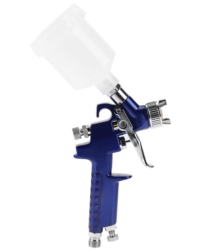 Pistolet de Pulvérisation Pneumatique Pistolet de Pulvérisation pour Peinture de Voiture H 2000A Buse Professionnelle de 0,8 Mm Pistolet de Pulvérisation Pneumatique de 125 Ml (H-2000A 1.0mm)