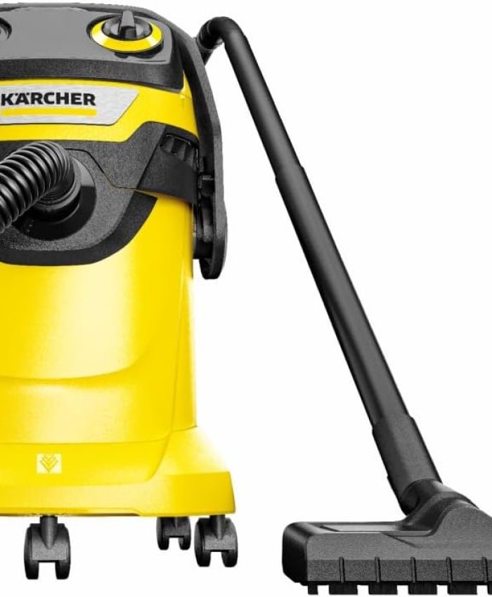 Kärcher Aspirateur Eau et Poussières WD 5 V-25/5/22, Filtre Plissé Plat, Fonction de nettoyage du filtre, Cassette Filtrante, 1100 W, Cuve : 25 l, Tube d&rsquo;Aspiration : 2,2 m, Fonction Soufflerie