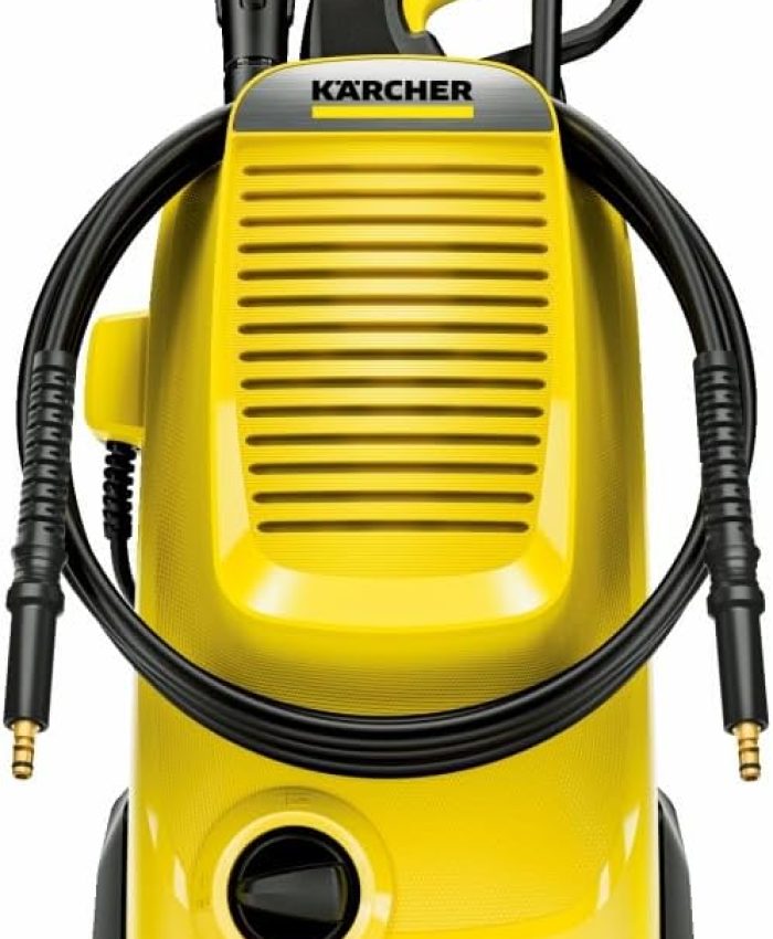 Kärcher Nettoyeur Haute Pression K 5 Classic, Pression : max. 145 bar, Débit : 500 l/h, Surface : 40 m²/h, Filtre à Eau, Poids : 5,6 kg, Flexible et Pistolet Haute Pression, Rotabuse, Lance