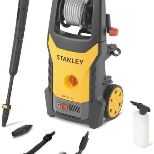 Stanley 14142 Nettoyeur à haute pression avec moteur universel et brosse fixe 1 800 W 135 bar