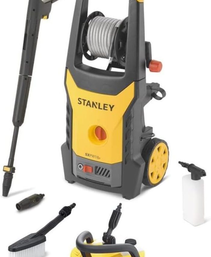 Stanley 14142 Nettoyeur à haute pression avec moteur universel et brosse fixe 1 800 W 135 bar