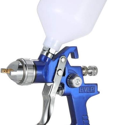 Pistolet à Peinture à pulvériser HVLP aérographe Pistolet Peinture avec buse de 1,4 mm, Coupe de 600 CC pour Peindre