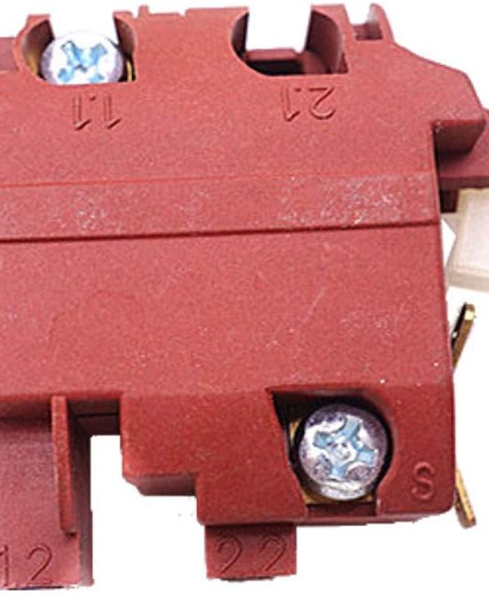Trade-Shop Interrupteur de rechange pour meuleuse d&rsquo;angle Bosch comme GWS 7-115, 7-125, 9-125, 10-125, 900, 1000