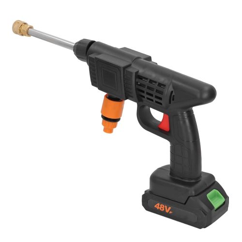 Laveuse à Pression Sans Fil, 90bar 3-5m Portée 400W Pistolet de Nettoyeur Haute Pression Électrique Nettoyeur de Voiture à Haute Pression pour Voiture, Mur, Sol, Nettoyage de Vitres