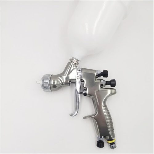 Pistolet à Peinture Pistolet à Peinture Automatique Boutique Pistolet à Peinture Manuel Outils pneumatiques Pistolet de réparation du Cuir buse HVLP 1.3mm Tasse 600ml (Color : A)