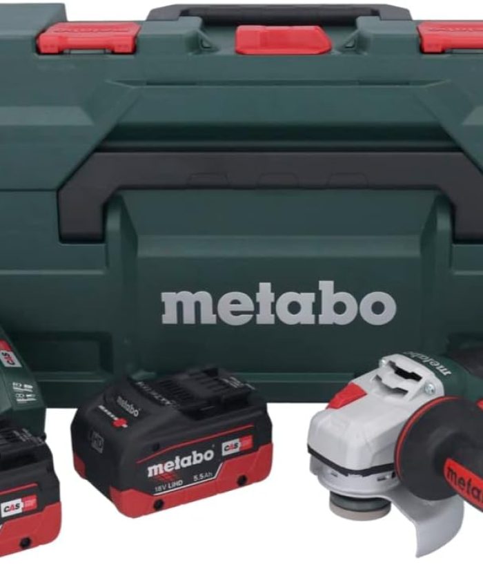 Meuleuse dangle sans fil Metabo WB 18 LT BL 11-125 613054660 125 mm 18 V 5.5 Ah