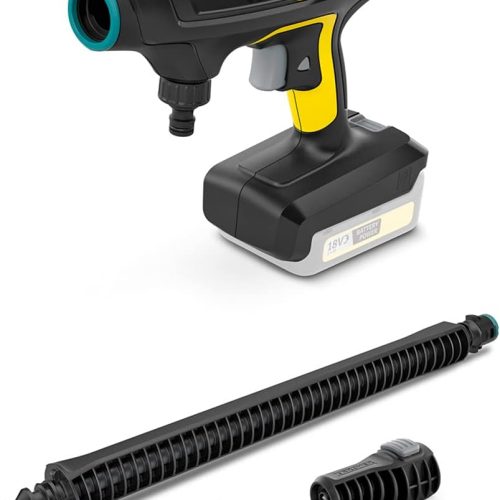 Kärcher 18 V Pistolet de Nettoyage sans Fil KHB 6 Battery, Pression : 24 bar, Buse Jet Plat et Rotative, Adaptateur A3/4&Prime;, Poids : 1,3 kg, Compatible avec la Batterie 18 V Kärcher non Incluse