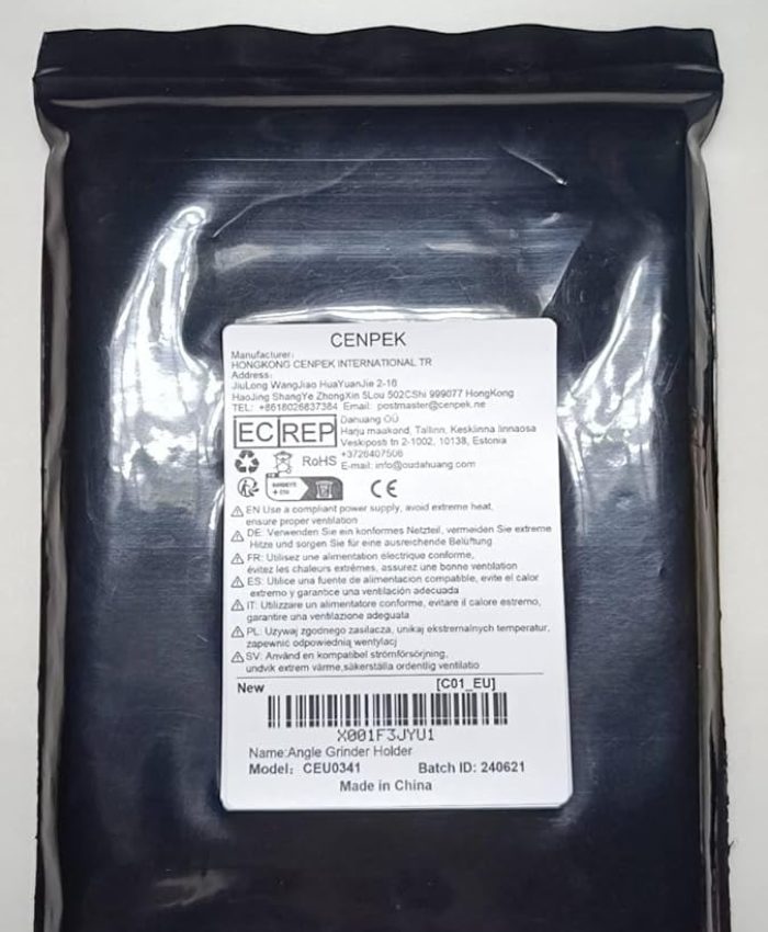 CENPEK Support pour meuleuse d&rsquo;angle avec support et housse de protection