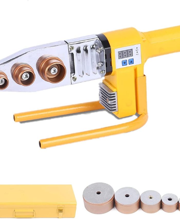 Poste à souder des manchons, poste à souder à bout professionnel avec affichage numérique, machine à souder en plastique, pour PPR, PE, PP (20-63 mm)