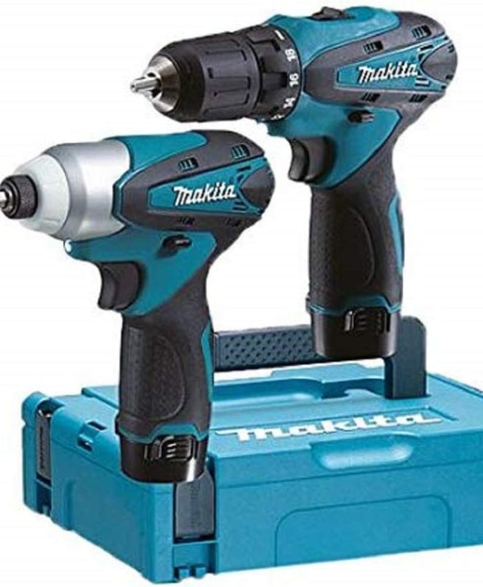 ENSEMBLE DE 2 MACHINES MAKITA 10,8 V LI-ION 1,3 AH (DF330D + TD090D) – LCT204J