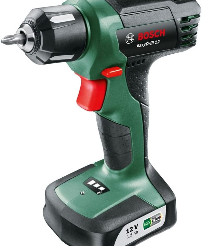 Bosch Home and Garden Perceuse sans-fil Bosch – EasyDrill 12 V (Livré avec 1 batterie 1,5Ah)