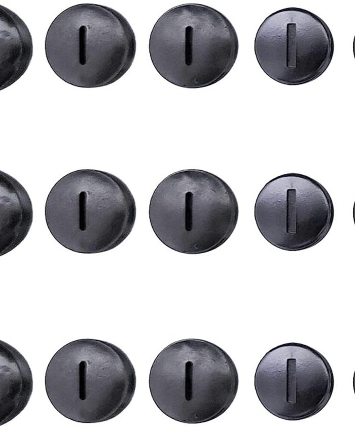 Lot de 55 couvercles de brosse en carbone noir avec connecteur fendu, plusieurs diamètres 9,8 mm-21,8 mm, pièces de rechange pour marteau meuleuse, outil électrique