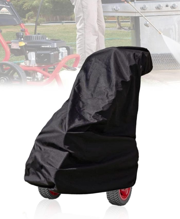 Couvercle de Nettoyeur Haute Pression étanche 210d Nettoyeur Haute Pression Robuste protège – Mains Jardinage finisseur, 24,5&Prime; H x 34,5&Prime; L x 18,5&Prime; L,Noir