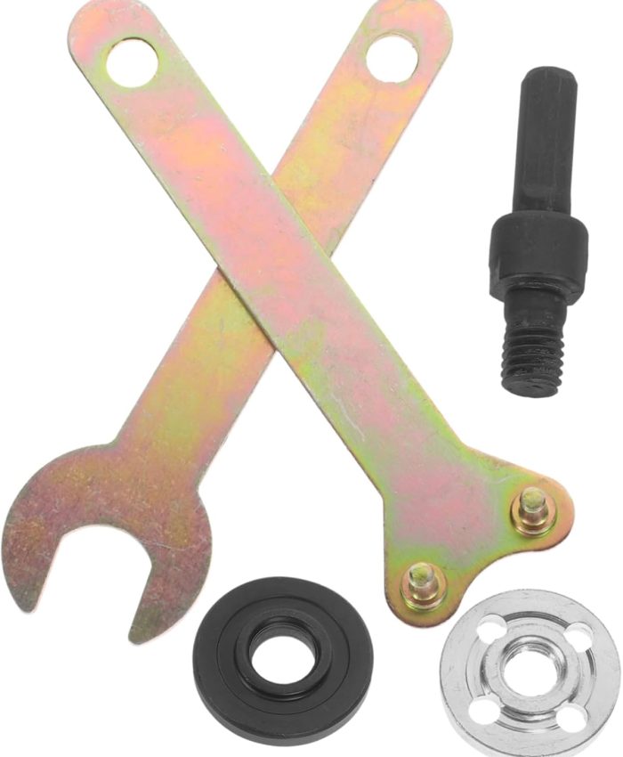 Gadpiparty 1 Jeu Tige D&rsquo;adaptation Pour Meuleuse D&rsquo;angle Adaptateur Pour Meuleuse Dangle Électrique Adaptateur Pour Perceuse Électrique Clé Pour Broyeur Composant Réaménager Acier Inoxydable