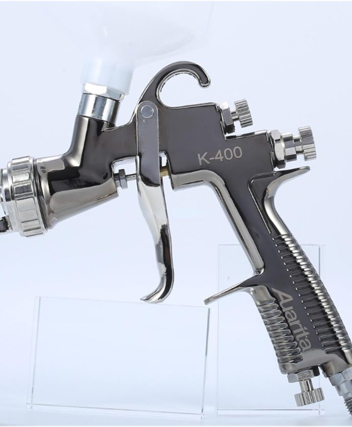 Pistolet à Peinture Pistolet Professionnel K-400 Pot pneumatique Pistolet à Peinture 600CC Meubles Automobile Pistolet à Peinture (Color : A)