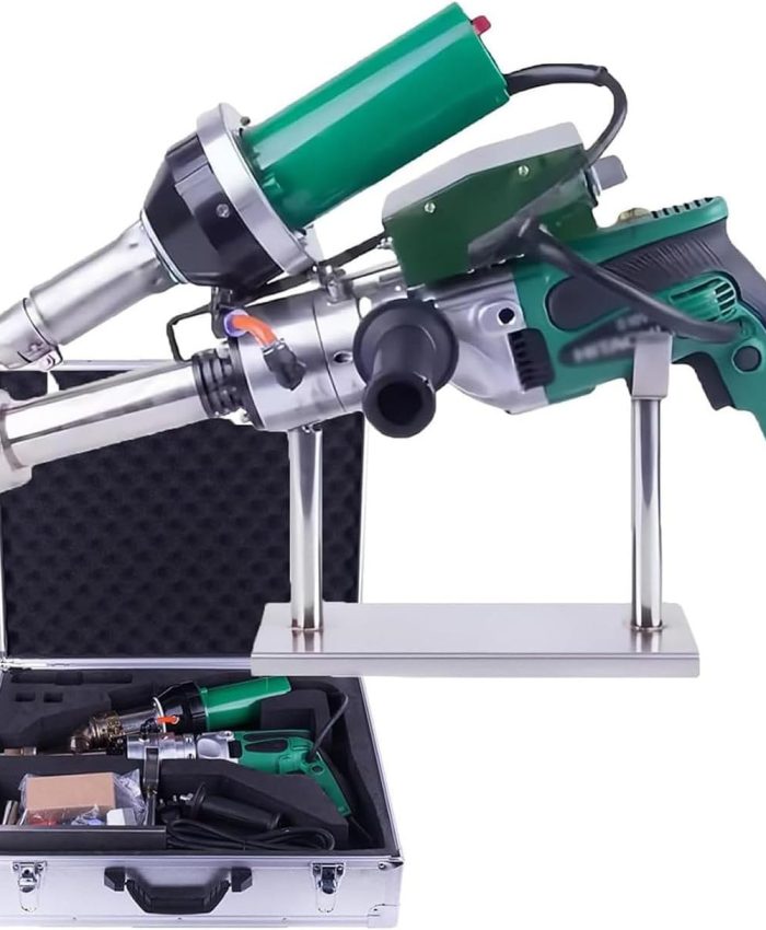 Machine à Souder Plastique 1600W,Kit De Machine à Souder Par Extrusion De Plastique,Pistolet à Souder En Plastique à Air Chaud,Extrudeuse De Soudure En Vinyle Pour Soudage De Feuilles De PVC HDPE PP