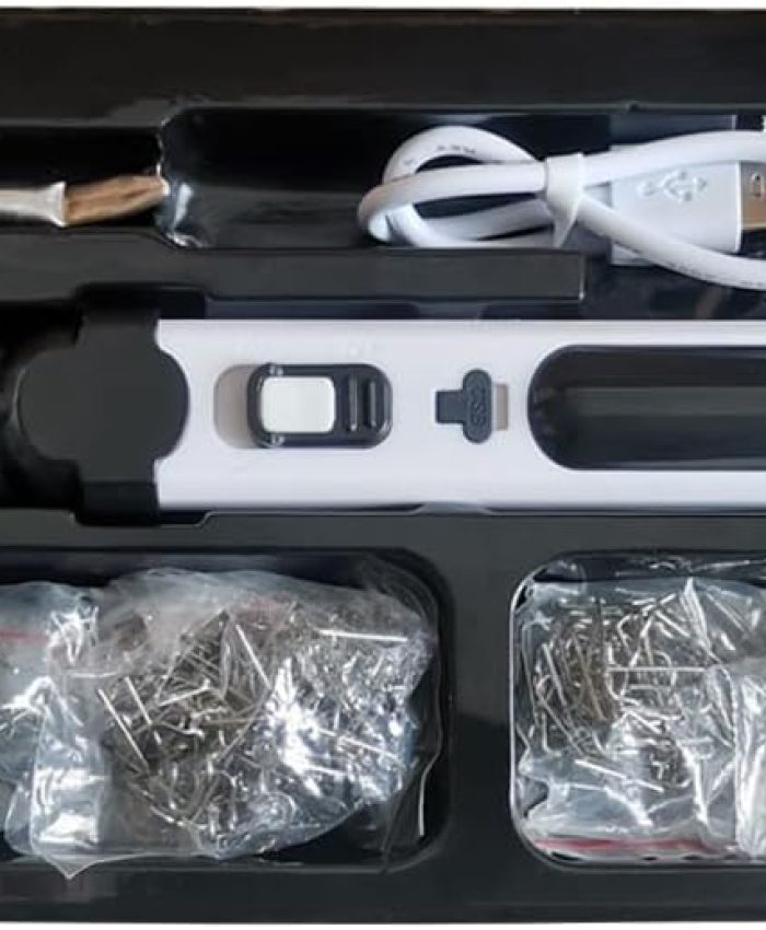 Machine à souder les plastiques portative, Kit de réparation de fissures de panneaux, découpe thermique, agrafeuse à chaud, ensemble d&rsquo;outils de réparation de trous en plastique avec lumière LED