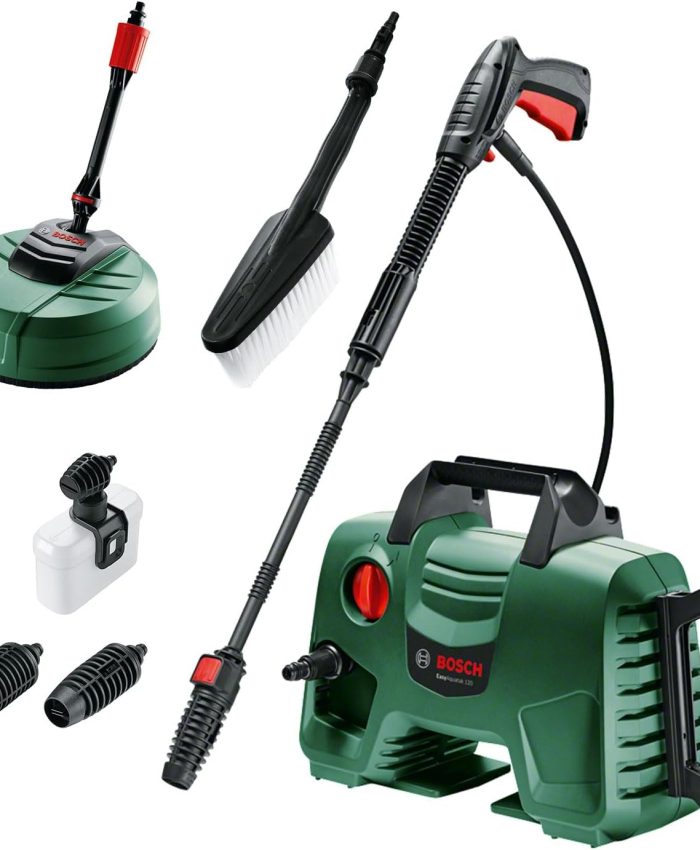 Bosch Home and Garden Nettoyeur Haute Pression – Edition Premium (Kit Maison et Voiture Inclus, Maximum Débit: 350 l/h, dans une Boîte en Carton)