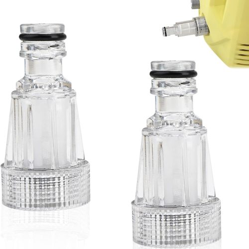 2 pièces Filtre à Eau pour Nettoyeur Haute Pression, Protégez Votre Pompe et Optimisez Vos Travaux de Nettoyage, pour Les raccords de Jardin, pour Nettoyeur Haute Pression (2 pcs)