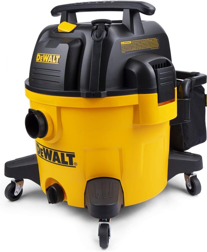 DeWalt Aspirateur Eau et Poussière DXV34P, 1200 W, Cuve Polypropylène de 34 l, Jaune