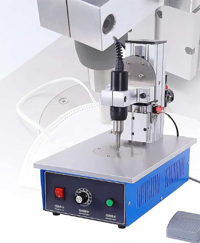 Machine à souder en plastique à ultrasons avec pédale électronique – Idéal pour les matériaux en nylon – Φ9 mm – Outil de soudage fiable
