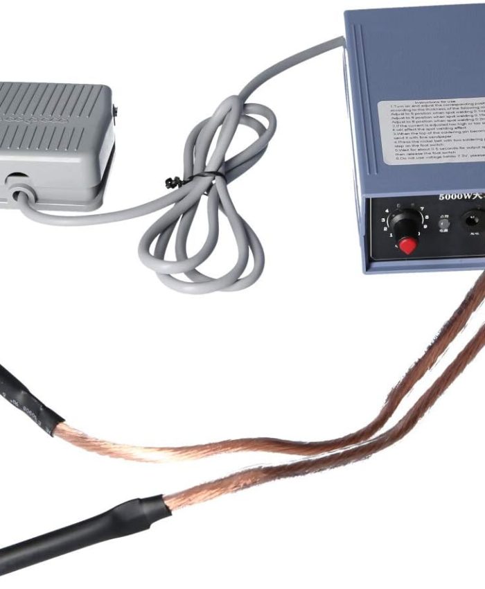 Soudeuse par Points 5000W 0-800A Mini Machine de Soudage par Points Portable Réglable 6200 mAh USB Stylo à Dégagement Rapide Feuille de Nickel pour Soudage par Points