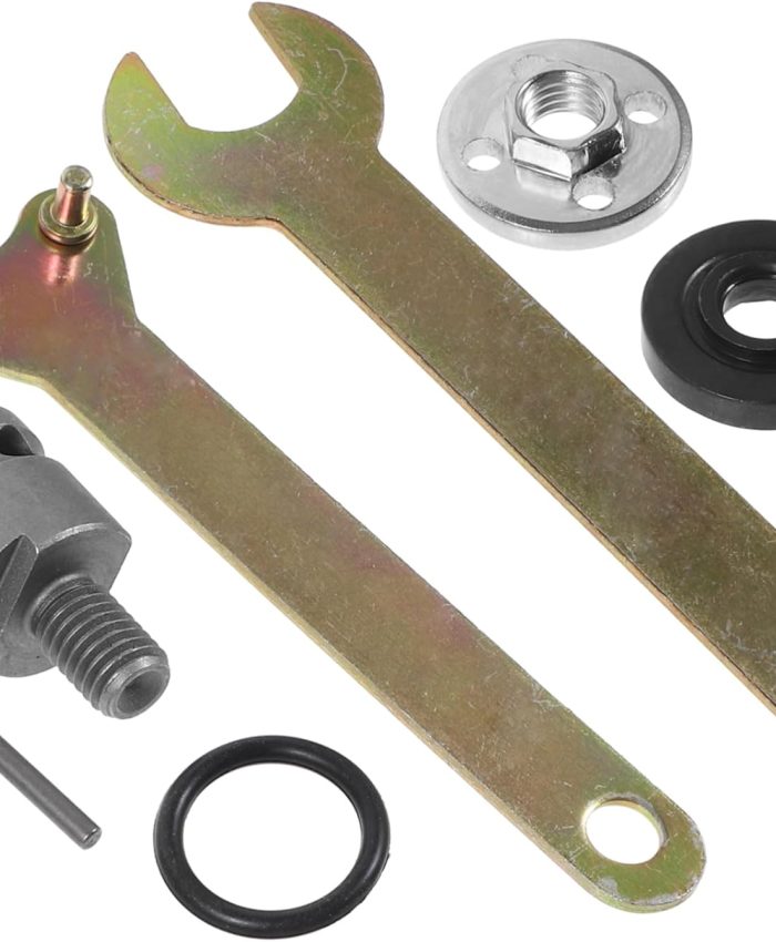 UPKOCH 1 Jeu Accessoires Pour Meuleuse D&rsquo;angle Écrous à Bride Pour Meuleuse Dangle Avec Clé Kit De Fixation Pour Meuleuse Clé De Meuleuse Dangle Écrou De Broyeur Acier Outil Électrique