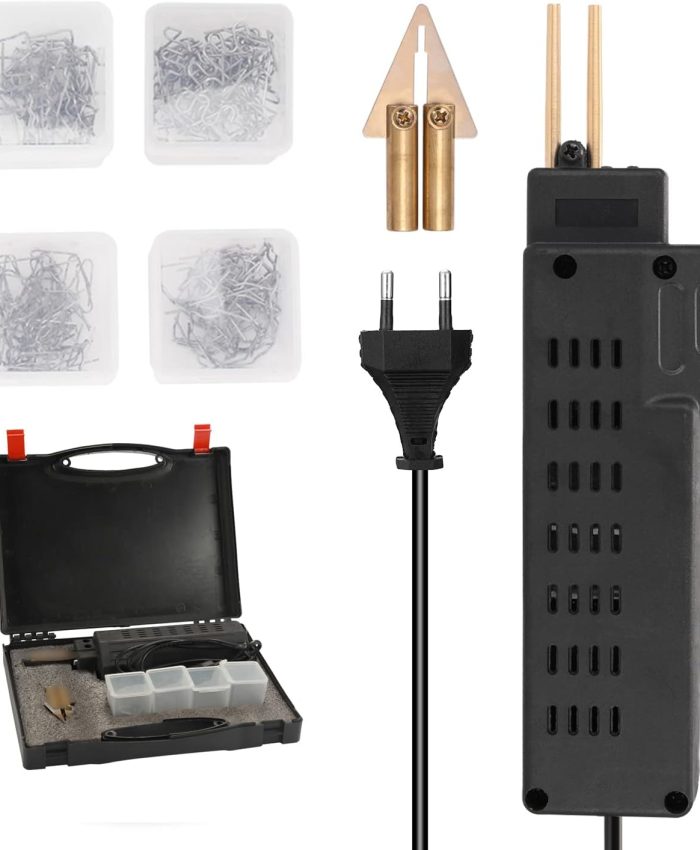 50W Soudage Plastique Machine 220V Pistolet à Souder Plastique Kit avec 200PCS Agrafeuse Chaud Machines de Soudage au Plastomère Soudure Réparation Outil Agrafeuses Chaudes 50W