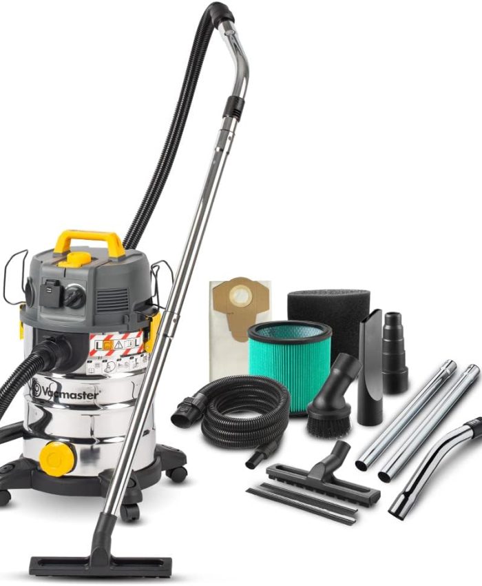 Vacmaster Aspirateur Eau/Pression/Aspirateur 1400W 30L INOX