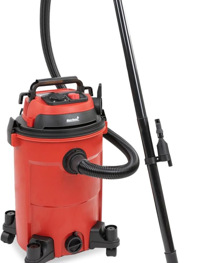 MaxxHome Aspirateur Eau/poussière – 1200 W – 20 L – Raccord de soufflerie – Aspirateur Industriel – Aspirateur à Eau avec Tuyau Plastique : 3m