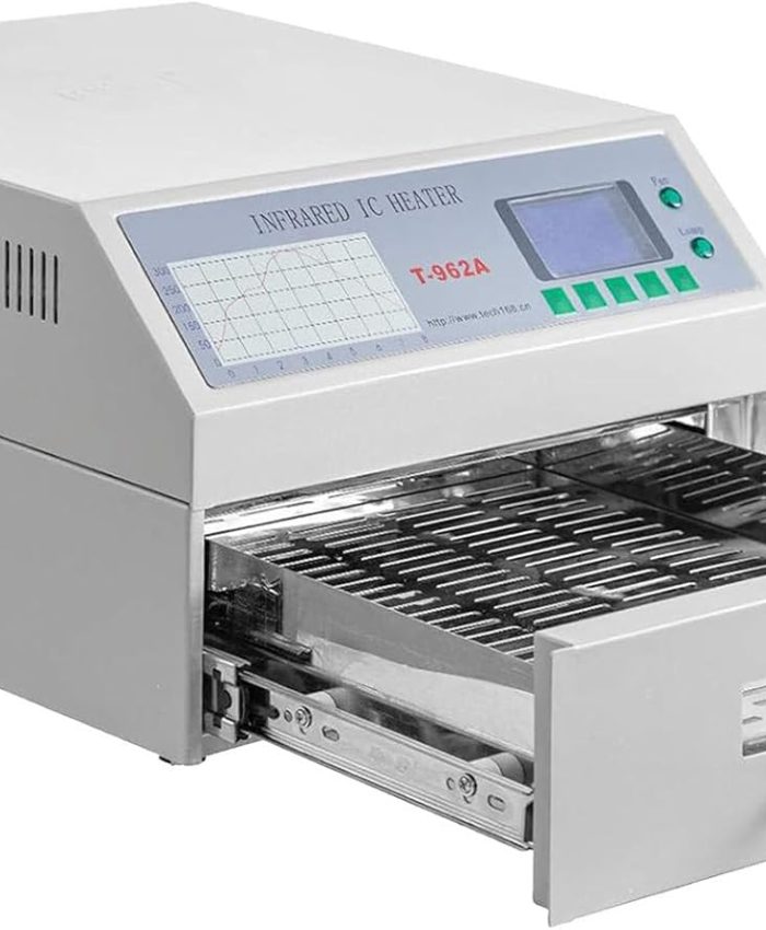 SACLMD Four de Refusion 1500W T962A,Machine à souder par Refusion sans Plomb de Type tiroir,Machine à souder à Chauffage Infrarouge Professionnelle,Machine à Refusion Automatique,110V