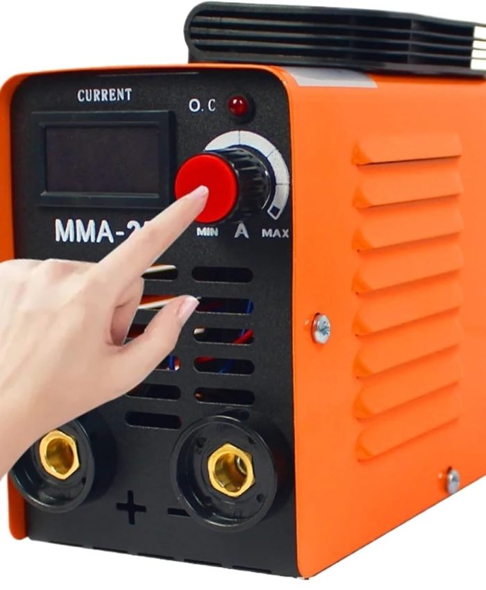 Machine de découpe plasma Machine à souder Portable à Arc électrique avec onduleur, Machine à souder compacte réglable à courant avec boîte de rangement d&rsquo;outils, MMA-250 Découpe de nettoyage puissant