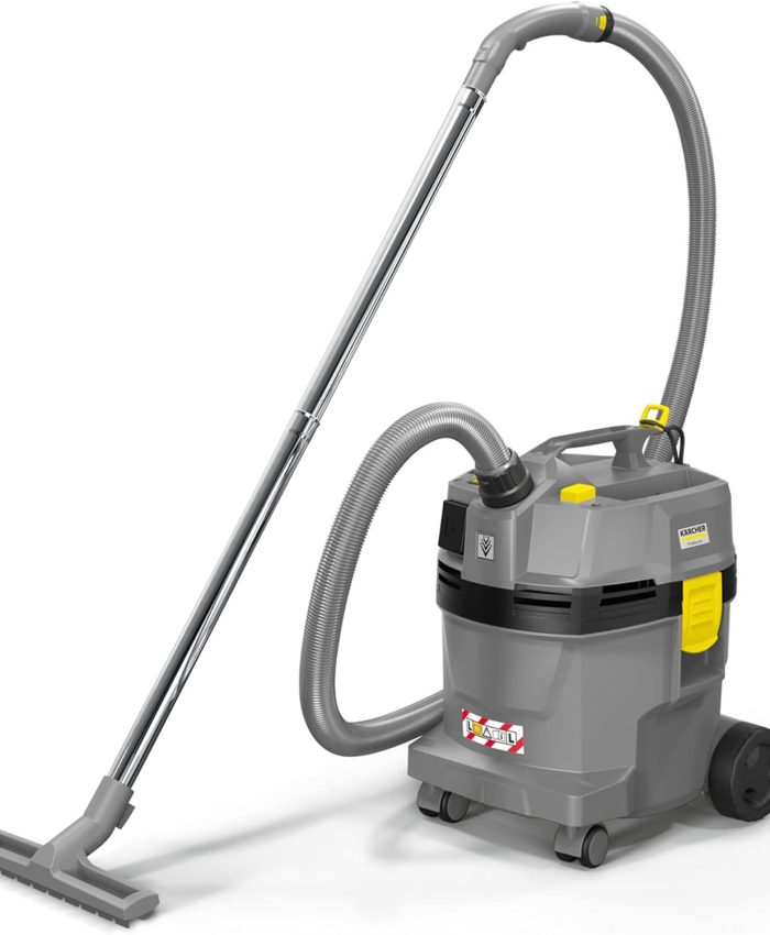 Kärcher Aspirateur eau/poussière NT 22/1 Ap Te L, puissance : 1300 W, cuve en plastique : 22 l, flexible d&rsquo;aspiration 1.9 m, filtre à cartouche PES, sac filtrant non-tissé, suceur sol et fentes