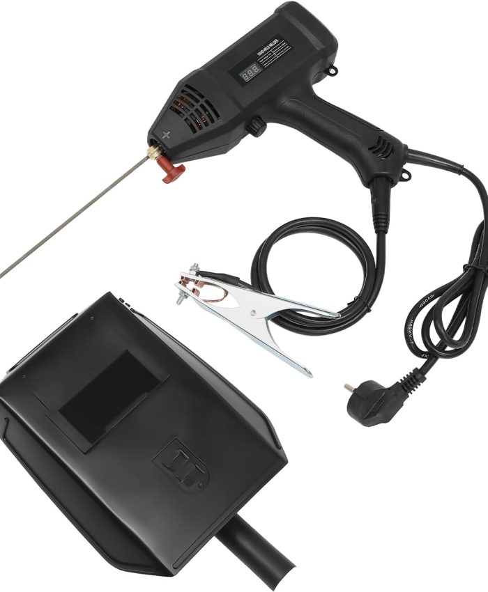 Poste à souder à la main 3000 W Poste à souder à électrodes avec accessoires et masque de protection Machine à souder compacte pour bricolage et réparation avec poignée ergonomique