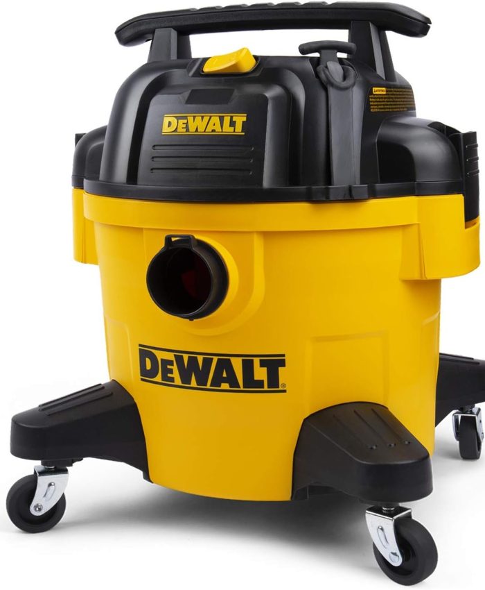DeWalt Aspirateur Eau et Poussière DXV23P, 1150 W, Cuve Polypropylène de 23 l, Jaune