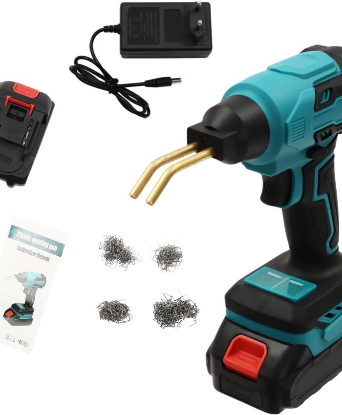 Machine à souder en plastique pour voiture – Kit de réparation de fissure de pare-chocs de voiture – Soudeuse en plastique sans fil – Machine de soudage à la main pour pare-chocs de voiture/pièces