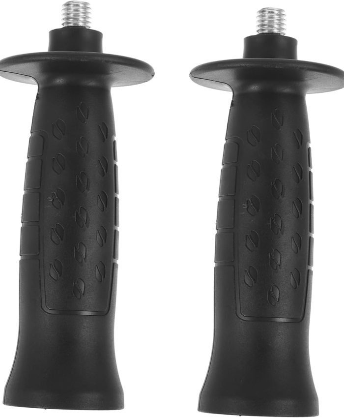 DOITOOL 2 Pièces Poignée De Meuleuse D&rsquo;angle Accessoire Pour Rectifieuse Accessoires Poignée Auxiliaire Pour Meuleuse Dangle Pièces De Meuleuse Dangle Métal Angulaire Poignée Avant M8